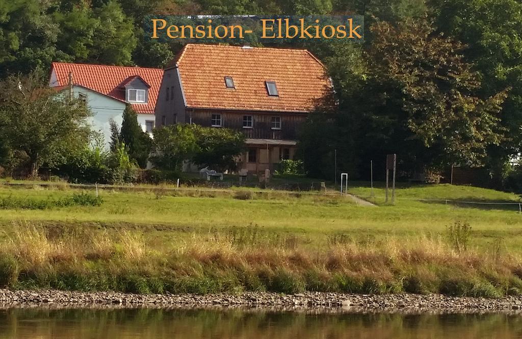 Pension Elbkiosk Kleinzadel Extérieur photo